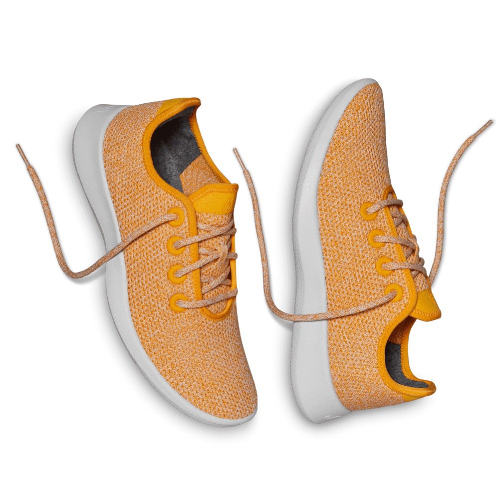 Allbirds Men\'s Sneakers Yellow - Tree Runners - 03126WSKJ